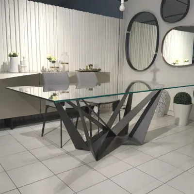 TAVOLO Cattelan italia Skorpio SCONTATO a PREZZI OUTLET 