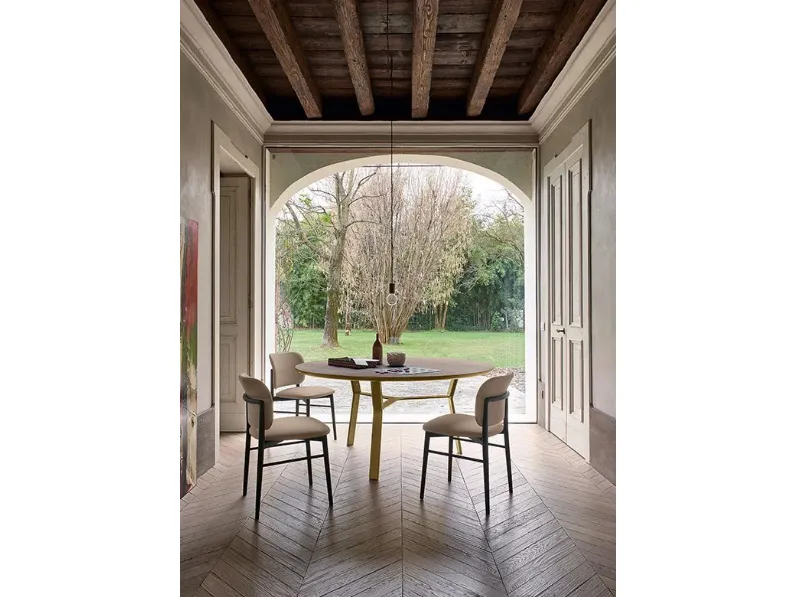 Tavolo rettangolare in legno Iron di Sangiacomo in Offerta Outlet