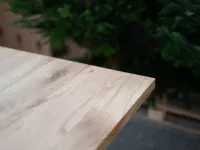 Tavolo rettangolare in legno Natura squared di Riva 1920 in Offerta Outlet