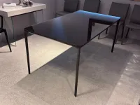Tavolo rettangolare in vetro Slim extendable di Sovet in Offerta Outlet 