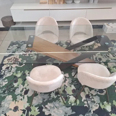 Tavolo in vetro rettangolare Tavolo e sedie x nature design Nature design in offerta outlet
