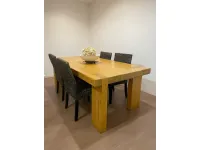 Tavolo in listellare di abete Artigianale in legno Fisso scontato 28%