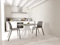 Tavolo in altri materiali rotondo Apple Zamagna in offerta outlet