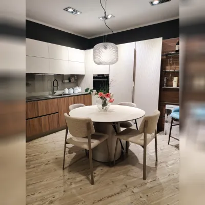 Tavolo rotondo allungabile Tango di Calligaris a prezzo riservato 