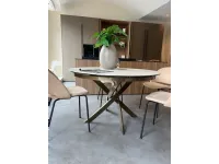Tavolo in ceramica rotondo Barone  Bontempi a prezzo ribassato