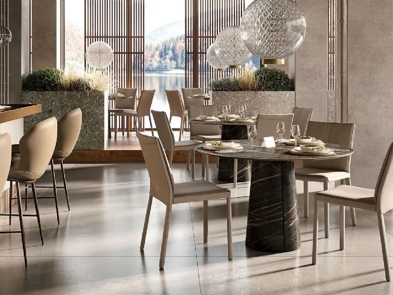 Tavolo Cuba keramik bistrot Cattelan italia in OFFERTA OUTLET -33%