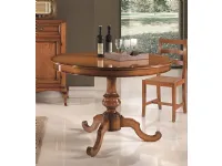 Tavolo rotondo in legno English round Lion's in Offerta Outlet