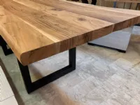 Tavolo in legno sagomato Tavolo allungabile   industrial legno  Nuovi mondi collection a prezzo ribassato