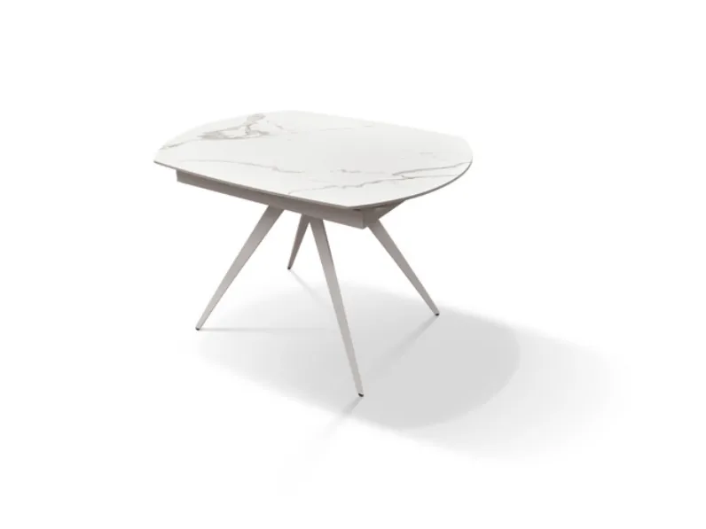 Tavolo sagomato in ceramica Tavolo allungabile di Collezione esclusiva in Offerta Outlet