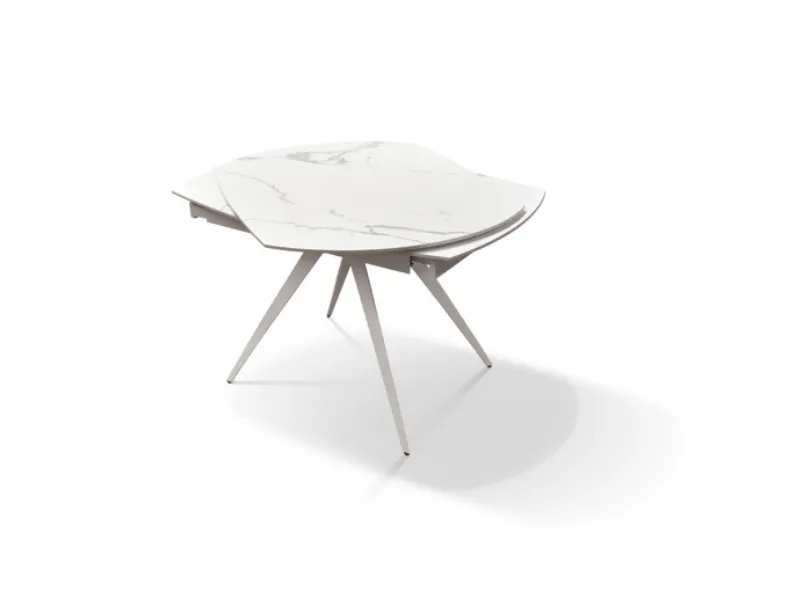 Tavolo sagomato in ceramica Tavolo allungabile di Collezione esclusiva in Offerta Outlet