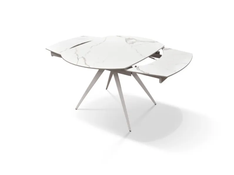 Tavolo sagomato in ceramica Tavolo allungabile di Collezione esclusiva in Offerta Outlet