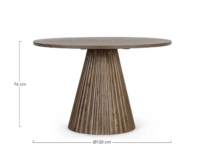 Tavolo Saori Artigianale in legno Fisso scontato 50%