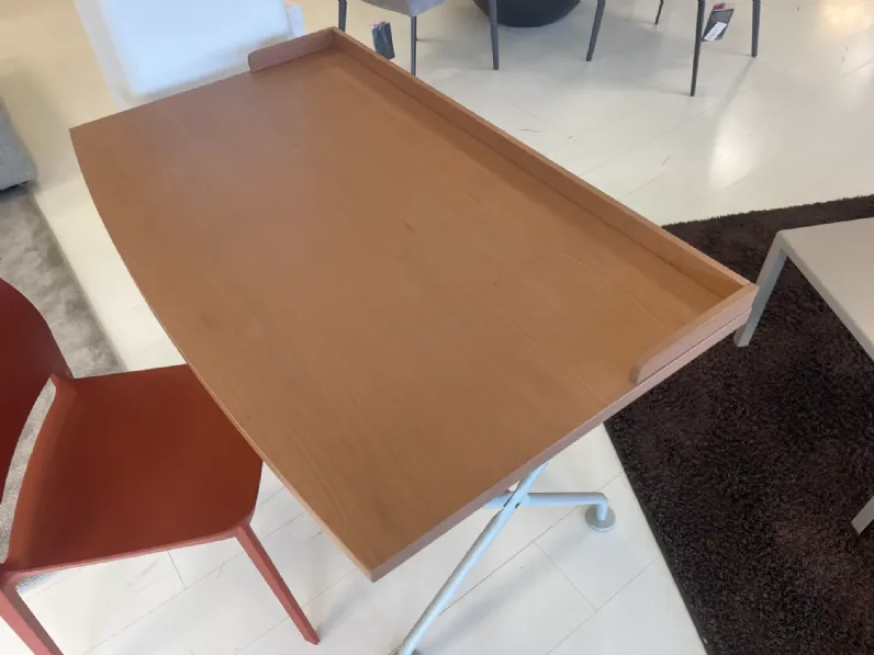 Tavolo rettangolare in legno Scrivania halifax  italo in ciliegio di Tisettanta in Offerta Outlet