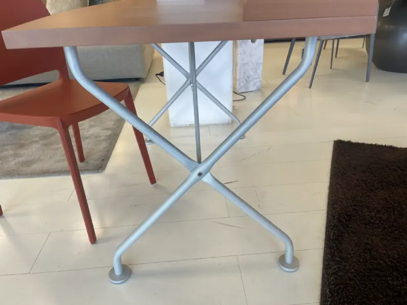 Tavolo rettangolare in legno Scrivania halifax  italo in ciliegio di Tisettanta in Offerta Outlet