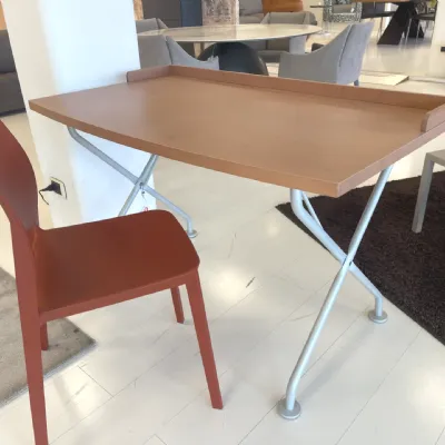 Tavolo rettangolare in legno Scrivania halifax  italo in ciliegio di Tisettanta in Offerta Outlet