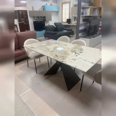 Tavolo rettangolare in ceramica Sintesi di Altacom in Offerta Outlet