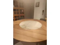 Tavolo Cattelan italia Skorpio ker wood round PREZZI OUTLET -31%