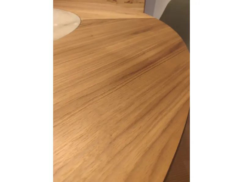 Tavolo Cattelan italia Skorpio ker wood round PREZZI OUTLET -31%