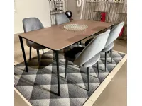 Tavolo in ceramica rettangolare Slim extensible Sovet a prezzo scontato