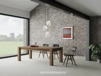 Tavolo in legno rettangolare Solid Pizzolato in offerta outlet