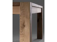Tavolo in legno rettangolare Solid Pizzolato in offerta outlet