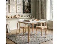 Tavolo fisso Tavolo steelwood in hpl bianco 145x145 Magis a soli 715 Euro