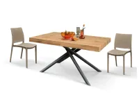 Tavolo allungabile in laminato rovere  Mobilificio bellutti in OFFERTA OUTLET -51%