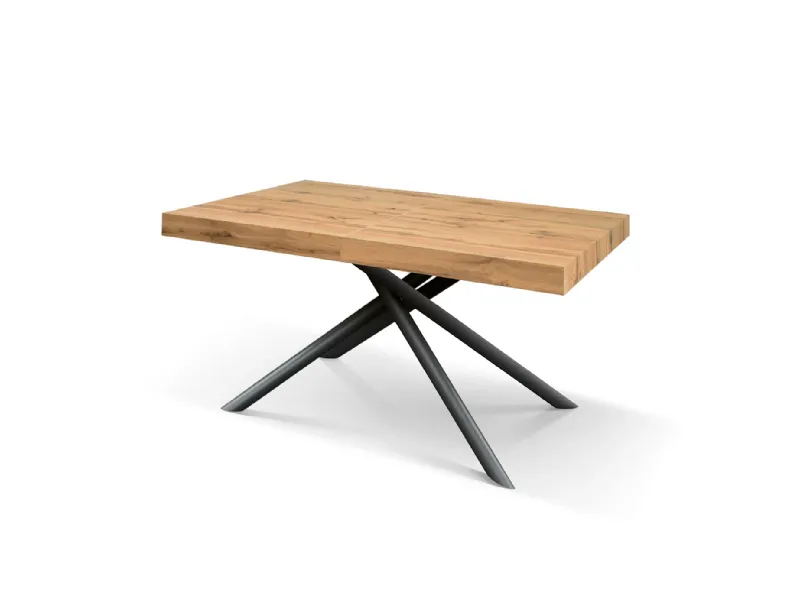 Tavolo allungabile in laminato rovere  Mobilificio bellutti in OFFERTA OUTLET -51%