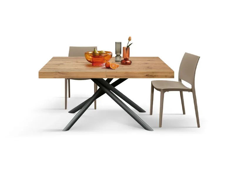 Tavolo allungabile in laminato rovere  Mobilificio bellutti in OFFERTA OUTLET -51%