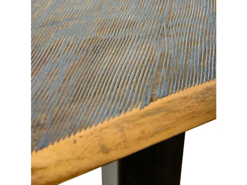 Tavolo allungabile  industrial  grey   Nuovi mondi collection a prezzo ribassato