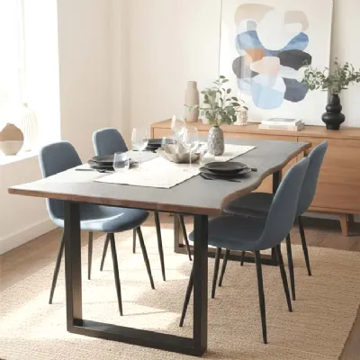 Tavolo allungabile  industrial  grey   Nuovi mondi collection a prezzo ribassato