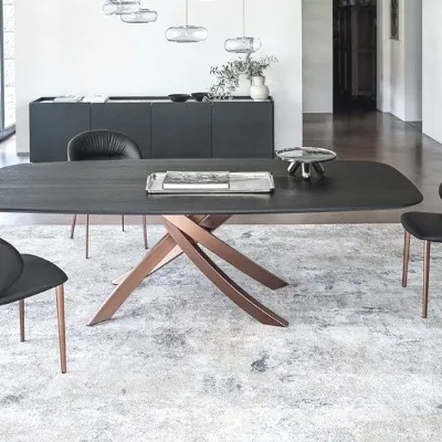 Tavolo Tavolo artistico piano in vetroceramica di Bontempi scontato del 53%