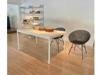 Tavolo in vetro rettangolare Tavolo icaro Desalto in offerta outlet