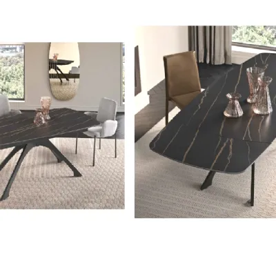 Tavolo sagomato in ceramica Tavolo ide di Md work in Offerta Outlet
