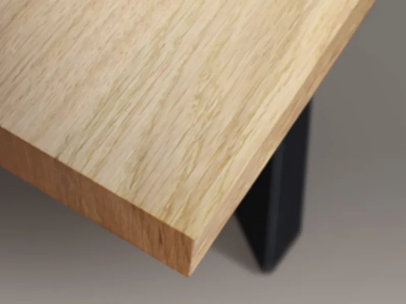 Tavolo rettangolare in laminato Tavolo in finitura rovere di Collezione esclusiva in Offerta Outlet