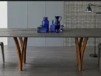 Tavolo in legno rovere grigio cap 300 Bonaldo in legno Fisso scontato 70%