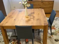 Tavolo in legno quadrato Tavolo istambul 140x140 allungabile Pizzolato a prezzo ribassato