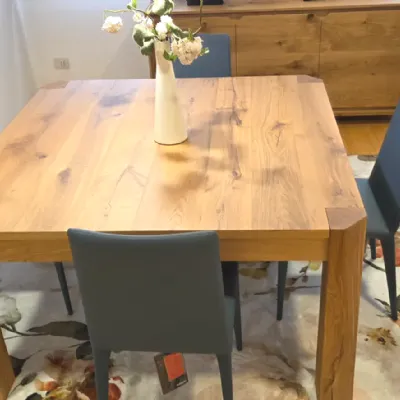 Tavolo in legno quadrato Tavolo istambul 140x140 allungabile Pizzolato a prezzo ribassato