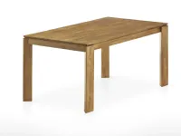 Tavolo in legno rettangolare Tavolo legno allungabile corner Mobilia web in offerta outlet