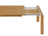 Tavolo in legno rettangolare Tavolo legno allungabile corner Mobilia web in offerta outlet