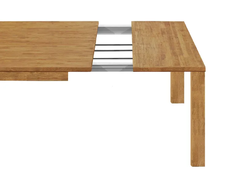 Tavolo in legno rettangolare Tavolo legno allungabile corner Mobilia web in offerta outlet
