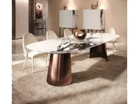 Tavolo ellittico Tavolo luxury acciaio e resina  maxi  Md work scontato del 27%