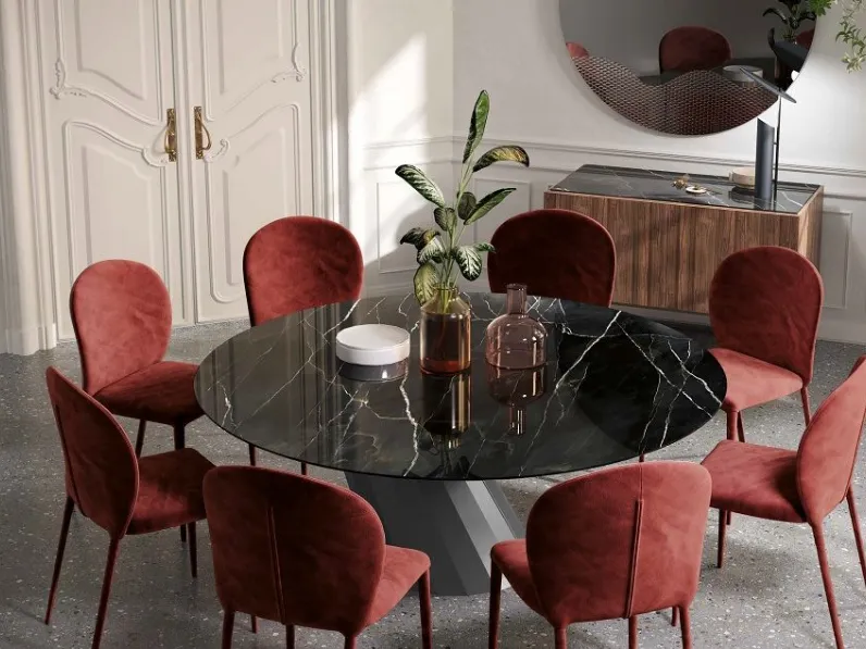 Tavolo rotondo Tavolo rotondo ceramica luxury italia Md work scontato del 32%