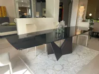 Tavolo sagomato in vetro Tavolo sidney di Scavolini in Offerta Outlet