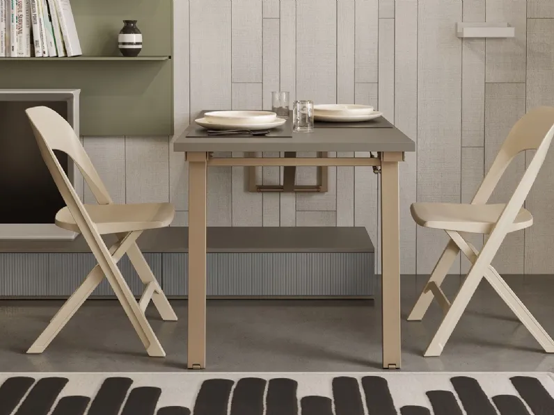 Tavolo Clever Slim in laminato rettangolare, offerta outlet!