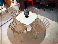 Tavolo in vetro quadrato Thierry bistrot Kartell in offerta outlet