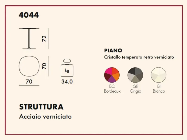 Tavolo in vetro quadrato Thierry bistrot Kartell in offerta outlet