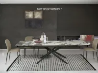 Tavolo in vetro rettangolare Tiffany evo system Sedit a prezzo ribassato