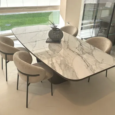 Tavolo in offerta outlet modello Twins di Calligaris 