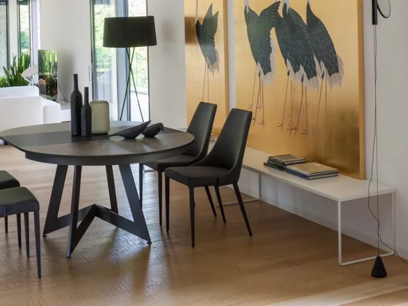 Tavolo in laminato rotondo Venus Altacom in offerta outlet